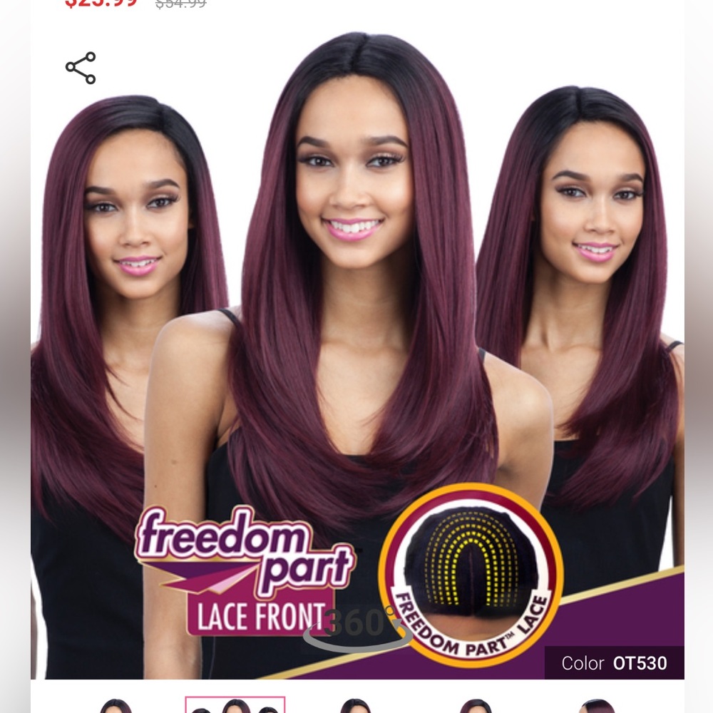 Freetress Equal Freedom Part Lace - 201 - Color 1B